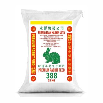 Dedak Makanan Arnab 388 / Rabbit Feed | Hasbin Jaya | 25Kg
