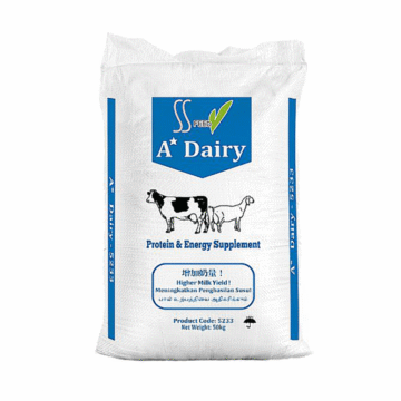 Dedak Makanan Lembu Tenusu A Dairy 5233 / Dairy Cattle Feed | Soon Soon | 50Kg