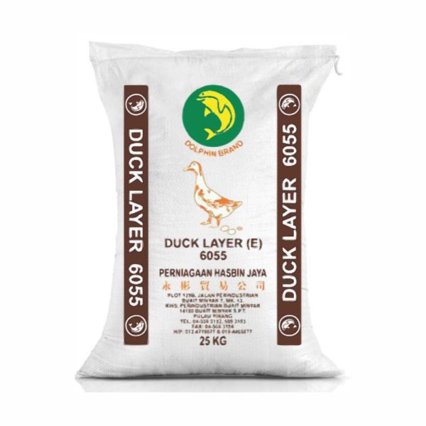 Dedak Makanan Itik Penelur 6055 | Hasbin Jaya | 25Kg