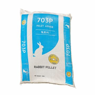Dedak Makanan Arnab 703P / Rabbit Feed | Gold Coin Feedmills | 25Kg