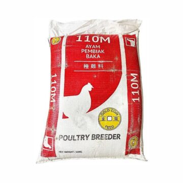 Dedak Makanan Ayam 110M Pembiak Baka / Layer Chicken Feed | Gold Coin | 50Kg