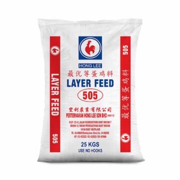 Dedak Makanan Ayam 505 Penelur / Layer Chicken Feed | HL Feedmills | 25Kg