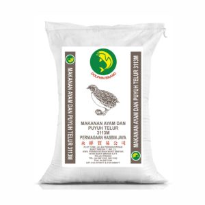 Dedak Makanan Puyuh Penelur 3113M | Hasbin Jaya | 25Kg