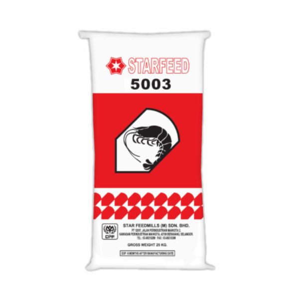 Dedak Makanan Udang Harimau 5003 | Star Feedmills | 25Kg