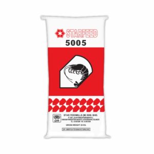 Dedak Makanan Udang Harimau 5005 | Star Feedmills | 25Kg