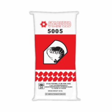 Dedak Makanan Udang Harimau 5005 / Shrimp Feed | Star Feedmills | 25Kg