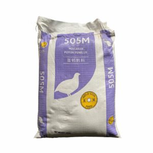 Dedak Makanan Puyuh Penelur 505M | Gold Coin | 25Kg