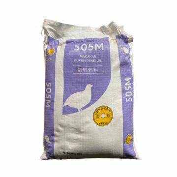 Dedak Makanan Puyuh 505M / Quail Feed | Gold Coin Feedmills | 25Kg