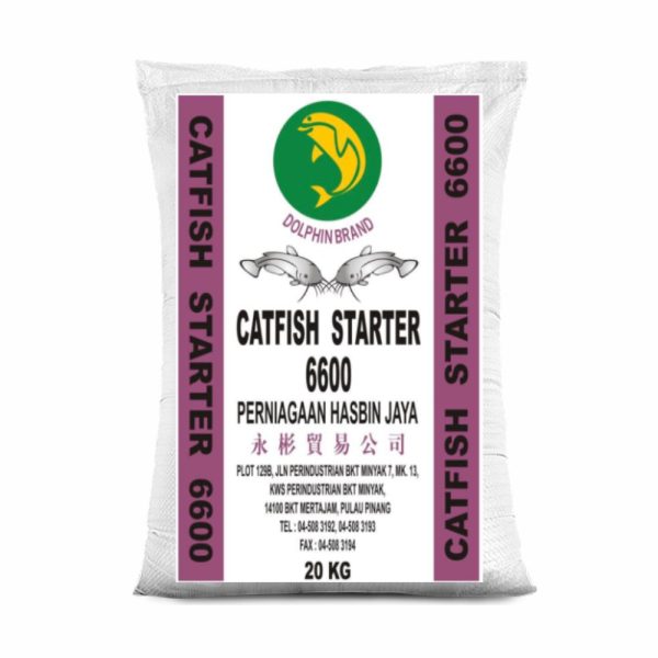 Dedak Makanan Ikan Air Tawar 6600 Permulaan | Hasbin Jaya | 20Kg
