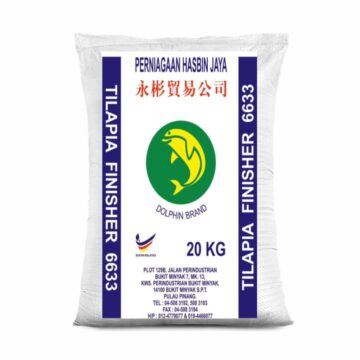 Dedak Makanan Ikan Air Tawar 6633 Penamat / Floating Freshwater Fish Feed | Hasbin Jaya 20Kg
