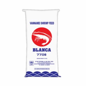 Dedak Makanan Udang Putih 7706 / Shrimp Feed | Star Feedmills | 25Kg