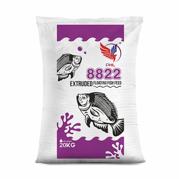 Dedak Makanan Ikan Air Tawar 8822 Pembesaran | HL Feedmills | 20Kg