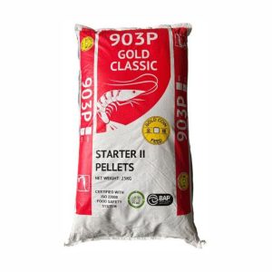 Dedak Makanan Udang Putih 903P | Gold Coin | 25Kg