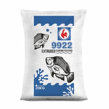 Dedak Makanan Ikan Air Tawar 9922 Akhir / Floating Freshwater Fish Feed | HL Feedmills | 20Kg