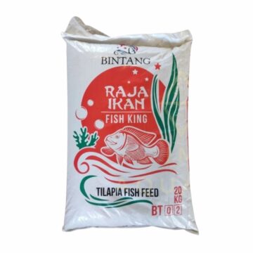 Dedak Makanan Ikan Air Tawar BT01 Permulaan / Floating Freshwater Fish Feed | Raja Ikan Bintang | 20Kg