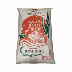 Dedak Makanan Ikan Air Tawar Raja Ikan BT02 Pembesaran | Bintang | 20Kg