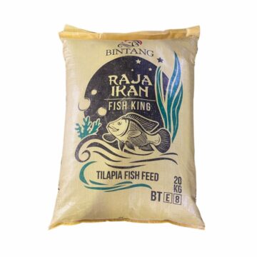 Dedak Makanan Ikan Air Tawar BTE8 Penamat / Floating Freshwater Fish Feed | Raja Ikan Bintang | 20Kg