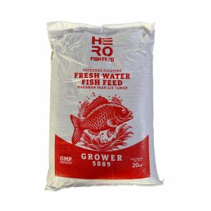 Dedak Makanan Ikan Air Tawar Hero 5889 Pembesaran | Palaquin | 20Kg