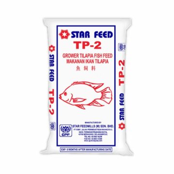 Dedak Makanan Ikan Air Tawar TP-2 Pembesaran / Floating Freshwater Fish Feed | Star Feedmills | 20Kg