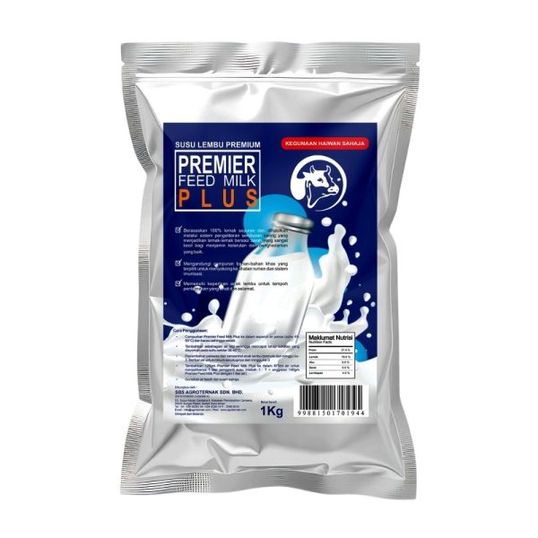 Susu Lembu Premier Feed Milk Plus | SBS Agroternak | 1Kg