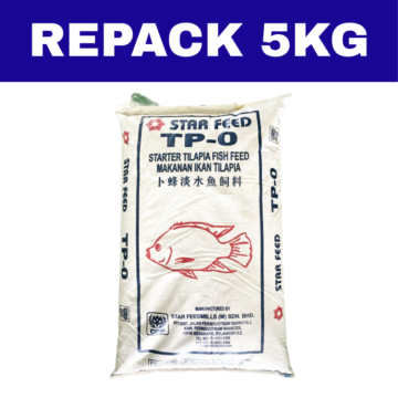 Dedak Makanan Ikan Air Tawar TP-0 Permulaan / Floating Freshwater Fish Feed | Star Feedmills | Repack 5Kg