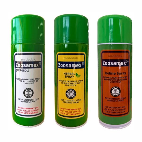 Zoosamex Spray Luka Ternakan 375ml
