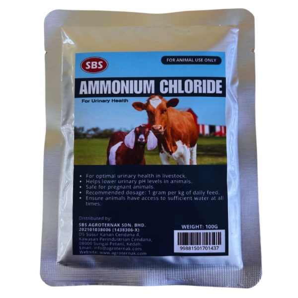 Ammonium Chloride | Melegakan Masaalah Batu Karang Haiwan | 100g