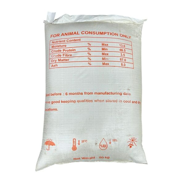Serbuk Soya Bean Hi-E Hipro 3765 | Dehulled Soybean Meal | 50Kg