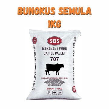 Dedak Makanan Lembu 707 / Cattle Feed | SBS Agroternak | Repack 1Kg