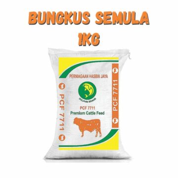 Dedak Makanan Lembu PCF 7711 / Cattle Feed | Hasbin Jaya | Repack 1Kg