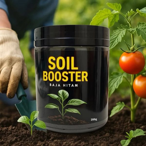 Soil Booster Activator / Baja Hitam / Penggalak Akar, Suburkan Tanah, Pulih Tanah Rosak | 200g