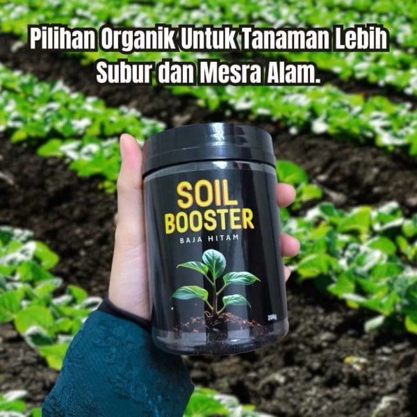 Soil Booster Activator / Baja Hitam / Penggalak Akar, Suburkan Tanah, Pulih Tanah Rosak | 200g