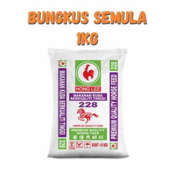 Dedak Makanan Kuda 228 / Horse Feed | HL Feedmills | Repack 1Kg