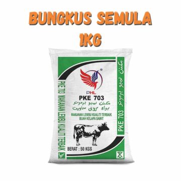 Dedak Makanan Lembu PKE 703 / Cattle Feed | HL Feedmills | Repack 1Kg