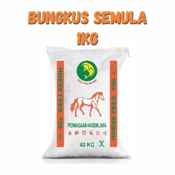 Dedak Makanan Kuda 708 / Horse Feed | Hasbin Jaya | Repack 1Kg