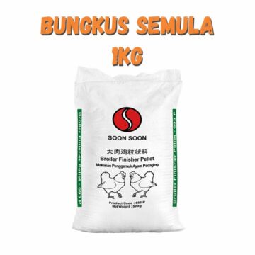 Dedak Makanan Ayam 693P Penamat / Broiler Chicken Feed | Soon Soon | Repack 1Kg
