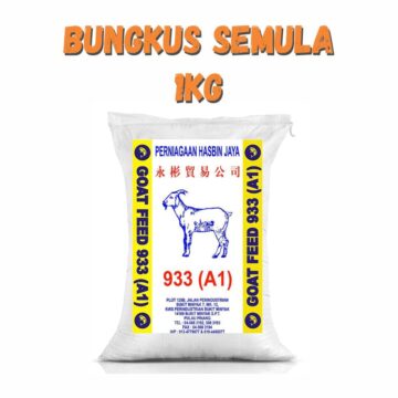 Dedak Makanan Kambing 933 / Goat Feed | Hasbin Jaya | Repack 1Kg