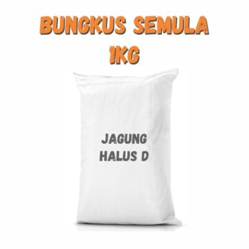 Makanan Bijirin Jagung D Halus | Fine Corn Meal | Repack 1Kg