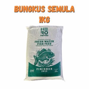 Dedak Makanan Ikan Air Tawar Hero 2815 Penamat / Floating Freshwater Fish Feed | Palaquin | Repack 1Kg