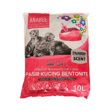 Pasir Kucing Anabul Strawberi / Anabul Cat Litter Sand Strawerry | 10L