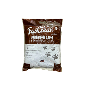 Pasir Kucing FasClean Premium Bentonite Kopi / FasClean Premium Bentonite Cat Litter Coffee | 10L
