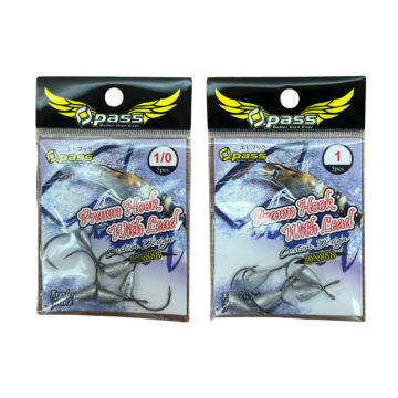 Mata Kail Udang Dengan Pemberat / OPASS Prawn Hook with Lead DX888