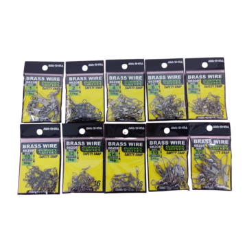 AWA SHIMA Barrel Swivel with Snap 6620B / Swivel + Snap untuk Pancing