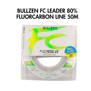 Tali Pancing BULLZEN FC Leader 80 Fluorocarbon Line | 50m