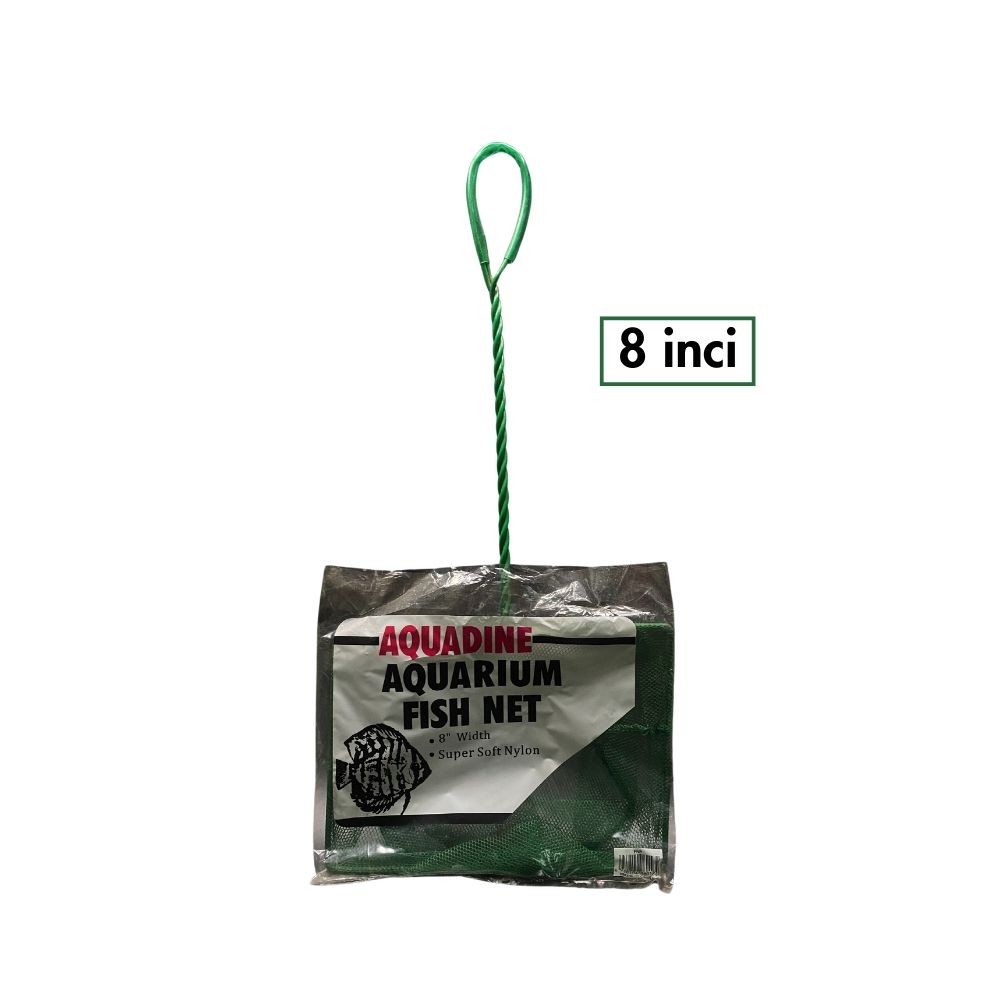 Aquadine Fish Net Jaring Ikan / Jaring Akuarium untuk Ikan & Udang | Pelbagai Saiz