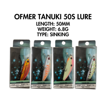 Umpan Ikan Emas & Ikan Putih / OFMER Tanuki 50S Lure