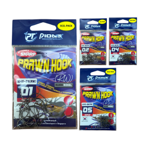 Mata Kail Pancing / PIONEER Prawn Mata Maut Hook 1045-BN (RW)