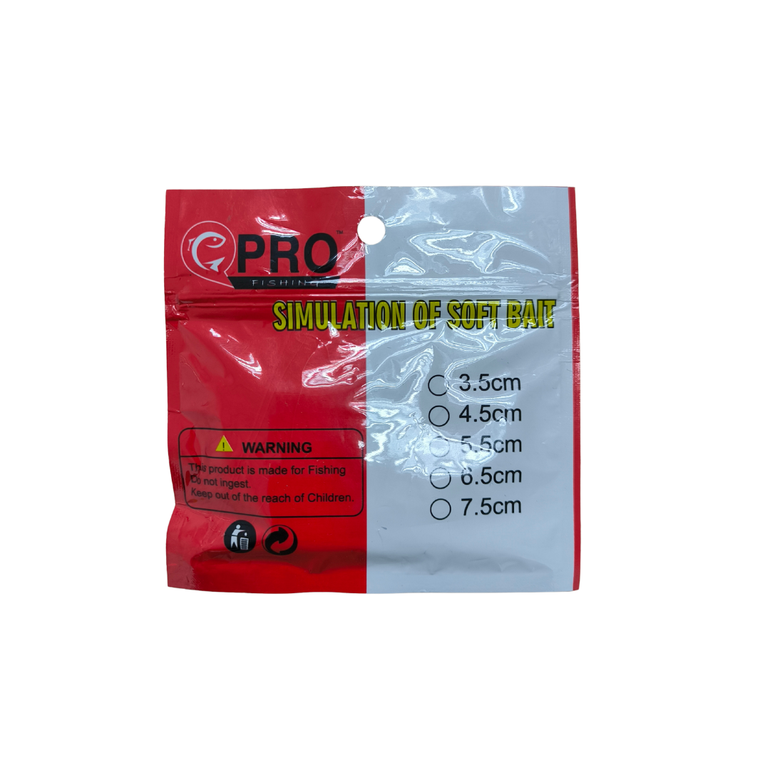 Umpan Tiruan / PROFISHING Simulation of Soft Bait Super White