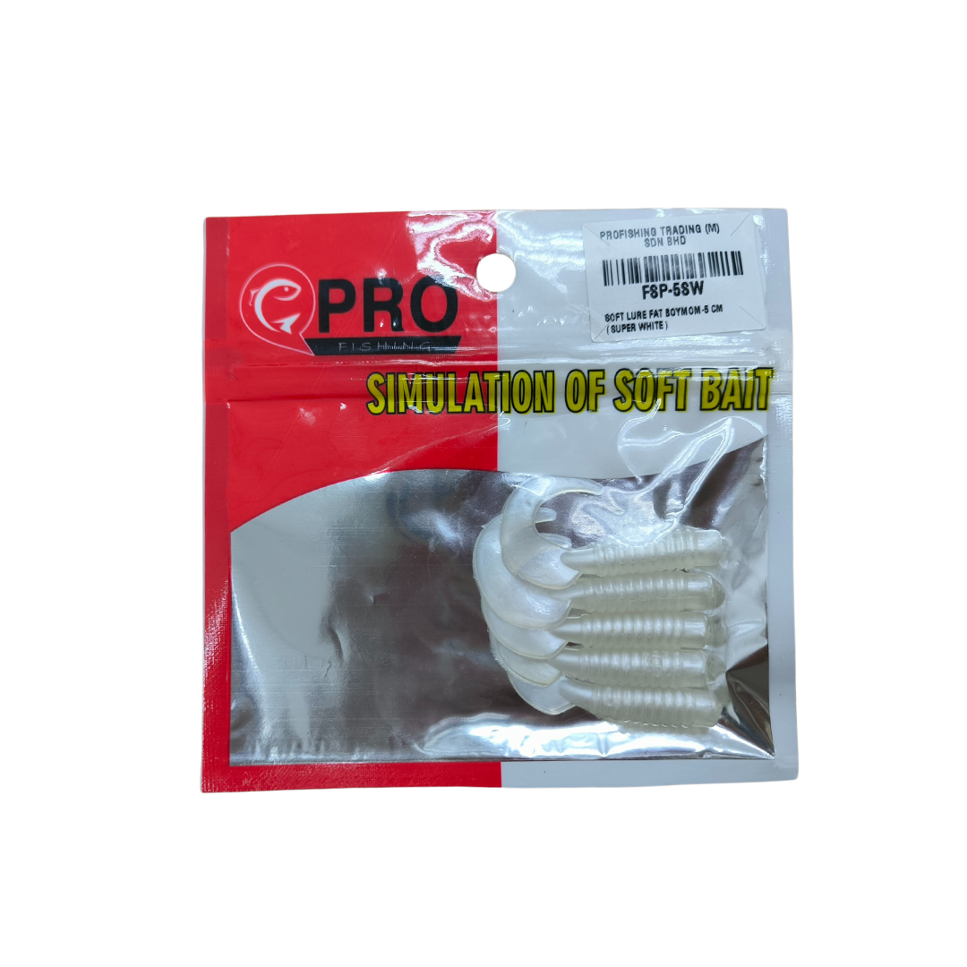 Umpan Tiruan / PROFISHING Simulation of Soft Bait Super White
