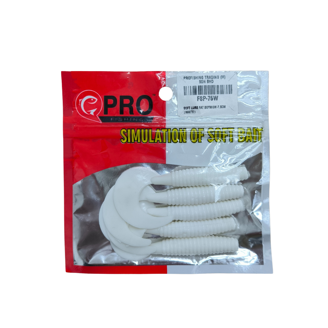 Umpan Tiruan / PROFISHING Simulation of Soft Bait Super White